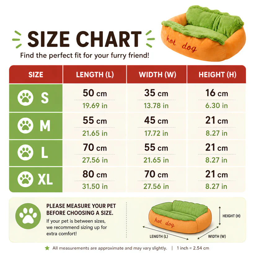 DoggoBun™ Hot Dog Bed